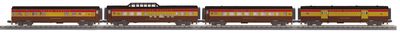 30-68322 - O Gauge RailKing Union Pacific 4-Car 60’ Streamlined Passenger Set