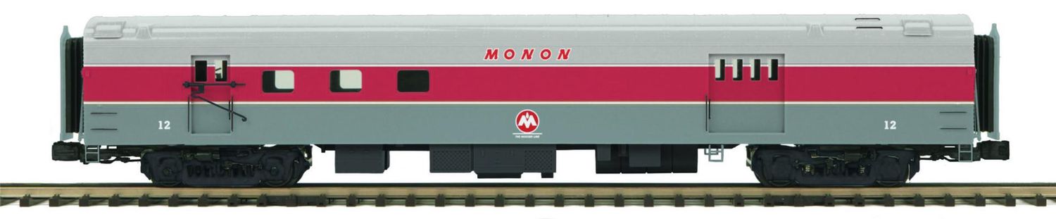 20-68250 - Monon O Scale Premier 70' Streamlined RPO Passenger Car (Smooth Sided)