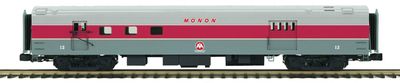 20-68250 - Monon O Scale Premier 70' Streamlined RPO Passenger Car (Smooth Sided)