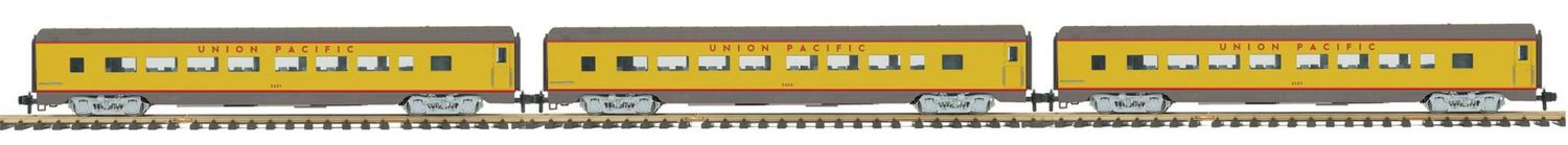 70-65041 - G Gauge RailKing One Gauge Union Pacific 3-Car Streamlined Passenger Car Set (Smooth)