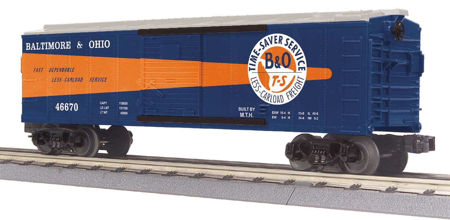 30-71249 - O Gauge RailKing Baltimore &amp; Ohio Box Car