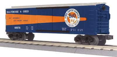30-71249 - O Gauge RailKing Baltimore &amp; Ohio Box Car