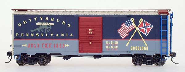 Gettysburg 1937 AAR 40' Boxcar