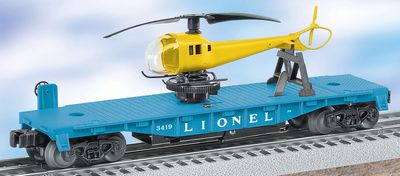 6-29827 - #3419 Lionel Lines Helicopter Launching Car