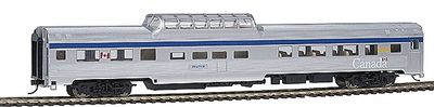 932-16483 - Budd Dome Coach - Assembled -- VIA (modern scheme)