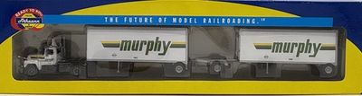 93139 - Murphy Mack R Truck Tractor Cab &amp; Two 28’ Trailers