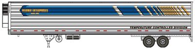28457 - Athearn - HO Scale - 53' Utility Reefer Trailer - Werner Enterprises (2 Pack)