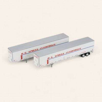 28410 - Athearn  US Xpress 53' Wabash Duraplate Trailers #2 (Set of 2)