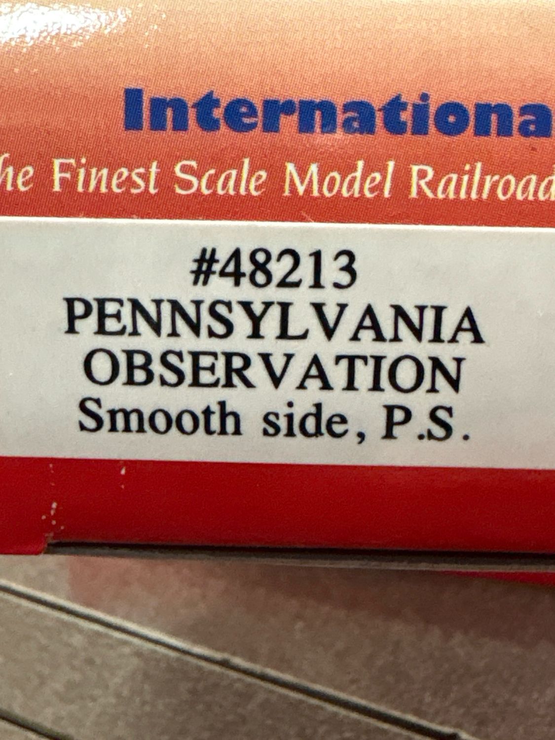 48213 - Pullman Standard Smooth Side Streamline Observation -- Pennsylvania Railroad