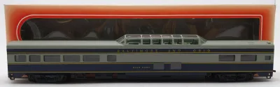 48027 - Pullman Standard Smooth Side Streamline Vista Dome -- Baltimore &amp; Ohio