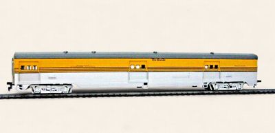 47330 - Pullman Standard Corrugated Side Streamline Baggage -- Denver, Rio Grande &amp; Western