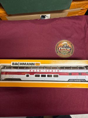 1252 - HO 85' AUTO-TRAIN FULL DOMED PASSENGER CAR