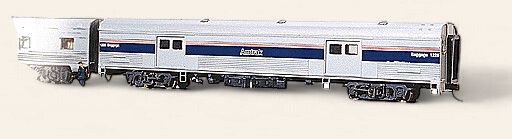 932-6404 - Budd Streamlined 73' Baggage Car Ready to Run -- Amtrak(R) - Phase IV