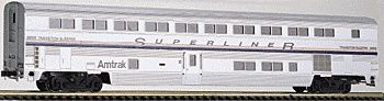 932-6141 - 85' Streamlined Superliner(R) II Transition Sleeper Ready to Run -- Amtrak(R) - Phase IV