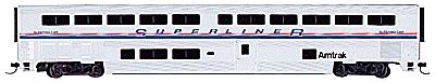 932-6111 - 85' Streamlined Superliner(R) II Sleeper Ready to Run -- Amtrak(R) - Phase IV