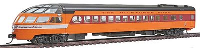 932-9206 - Milwaukee Road 1955 "Twin Cities Hiawatha" Streamlined Cars Assembled -- Skytop Lounge "...Rapids" Series #186-189