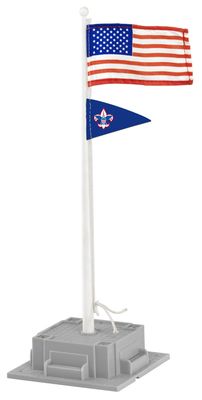 6-37948 - Boy Scouts of America Flagpole with Lights