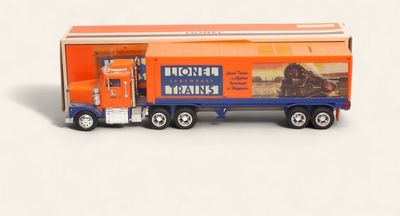 tmt-18018 - Box Trailer Toy Truck w/Operating Lights Sounds Coin Bank