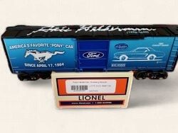 2201420 - FORD MOTOR MUSTANG BOXCAR O GAUGE Ford Halderman Mustang Boxcar