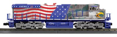 30-21409-1 - O Gauge RailKing Canadian National ES44AC Imperial Diesel Engine With Proto-Sound 3.0