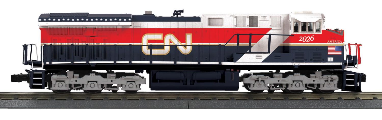 30-21410-1 - O Gauge RailKing Canadian National ES44AC Imperial Diesel Engine With Proto-Sound 3.0
