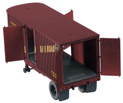 6-17582 - Pennsylvania PS-4 Flatcar with Piggyback Trailers #469617