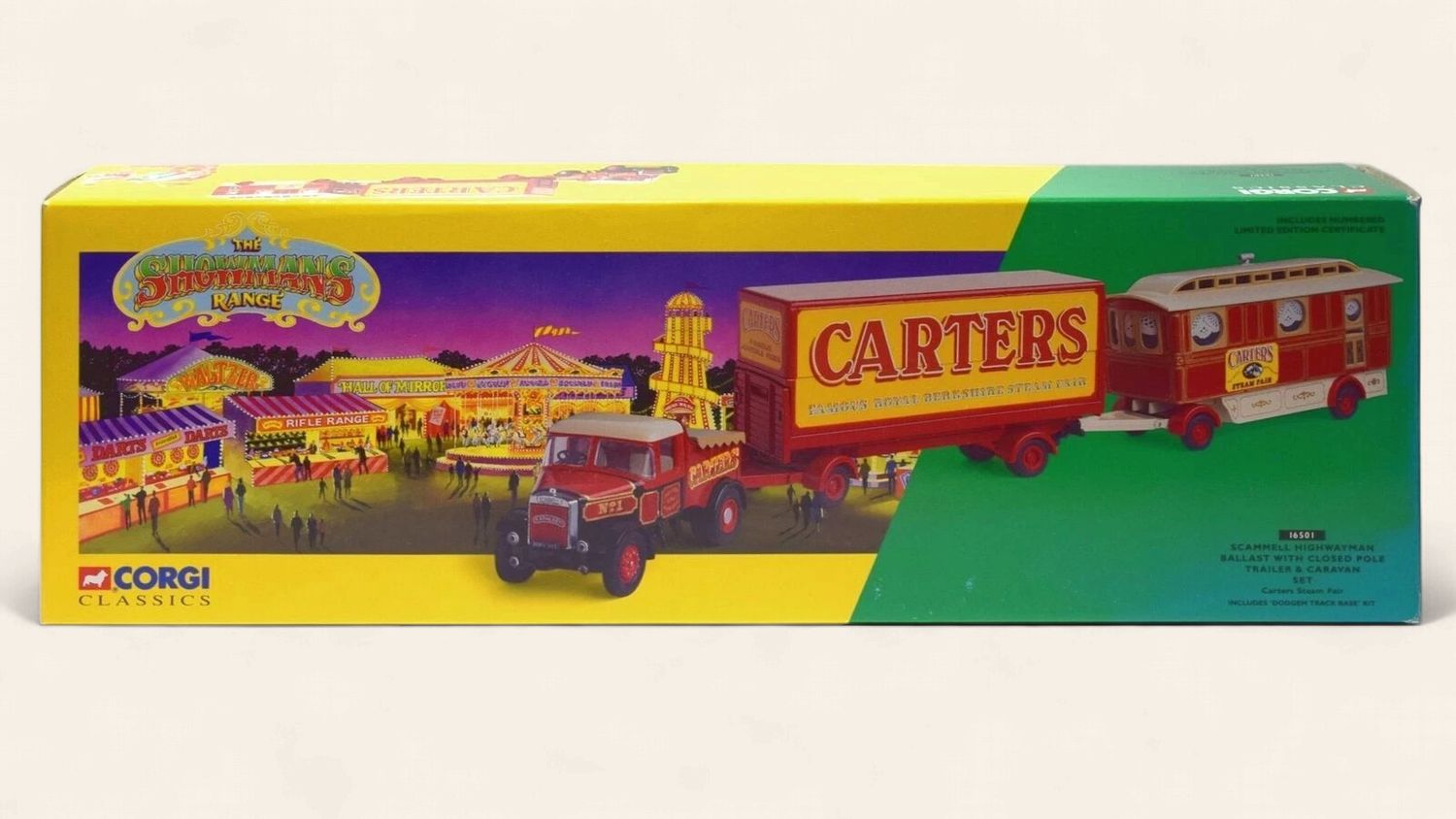 16501 - Carter's Scammell Highwayman Ballast Trailer &amp; Caravan