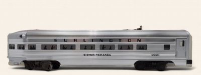 6-9576/77/78/79/80 - Burlington Illumated Aluminum Car Set