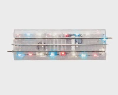 2625010 - O RTR Patriotic Lighted FasTrack 10 Straight 4-Pack