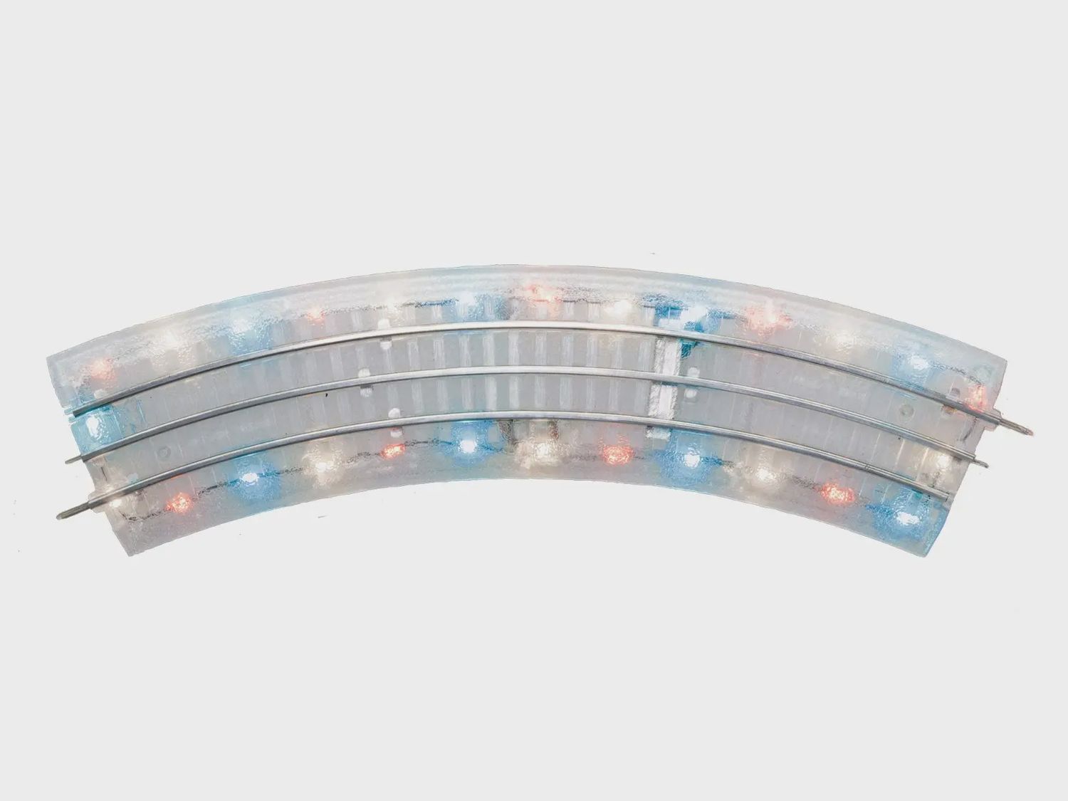 2625020 - O RTR Patriotic Lighted FasTrack O36 Curved 4-Pack