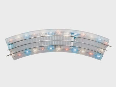 2625020 - O RTR Patriotic Lighted FasTrack O36 Curved 4-Pack