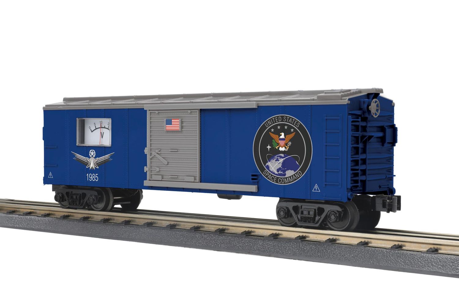 30-71267 - O Gauge RailKing Space Command Box Car w/Power Meter