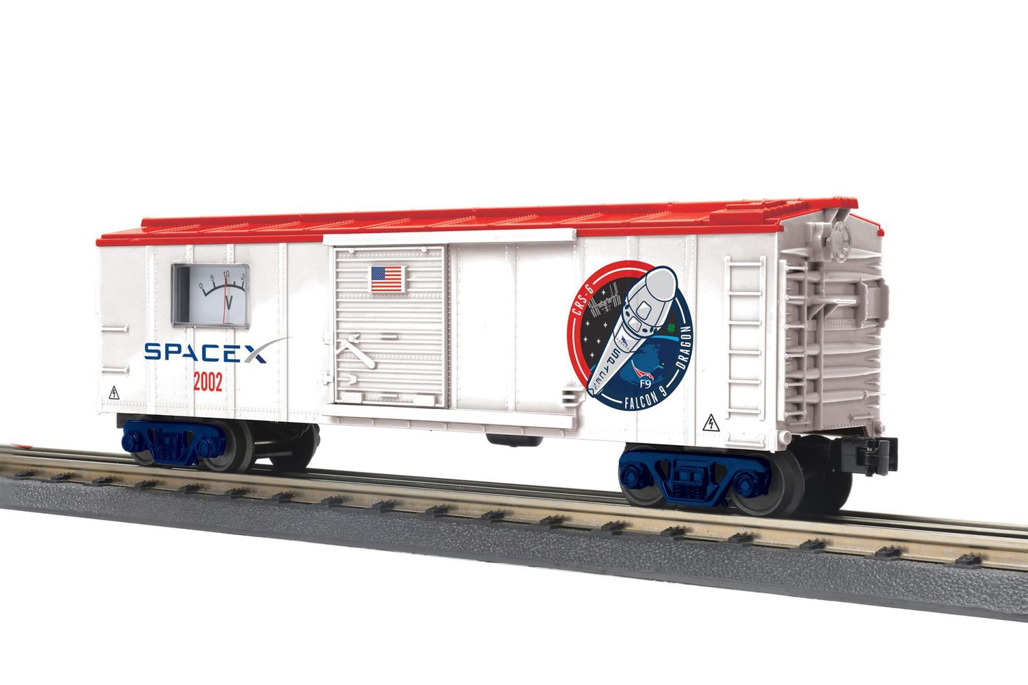 30-71268 - O Gauge RailKing Space Command Box Car w/Power Meter