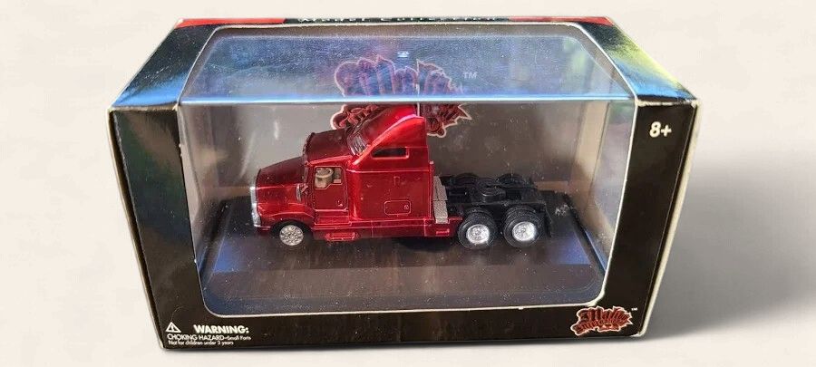 06400r - HO - 1/87 Kenworth Truck Tandem Sleeper Red