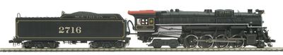 20-3188-1 - USED Southern O Scale Premier 2-8-4 K-4 Kanawha Steam Engine w/Proto-Sound 2.0 (Hi-Rail Wheels)