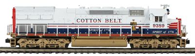 20-22184-1 - O Scale Premier Cotton Belt SD45T-2 Tunnel Motor Diesel Engine w/Proto-Sound 3.0 (Hi-Rail Wheels)