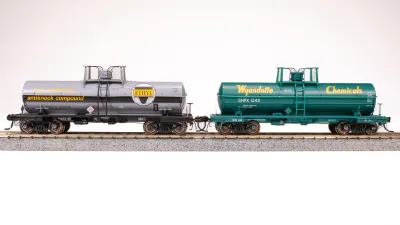 7669 - 6000 Gallon Tank, 1960's Variety 2-pack A, HO (Ethyl Corp, Wyandotte)