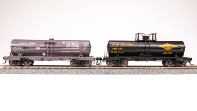 7671 - 6000 Gallon Tank, 1960's Variety 2-pack C, HO (Dow Chemical , Virginia Chemical)