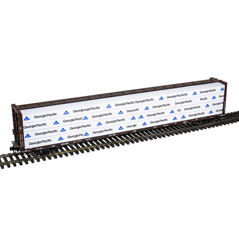 3001789 - 3RL MASTER 73' CENTER DIVIDER FLAT CAR CANADIAN NATIONAL [625730, 625799, 625850, 625888]