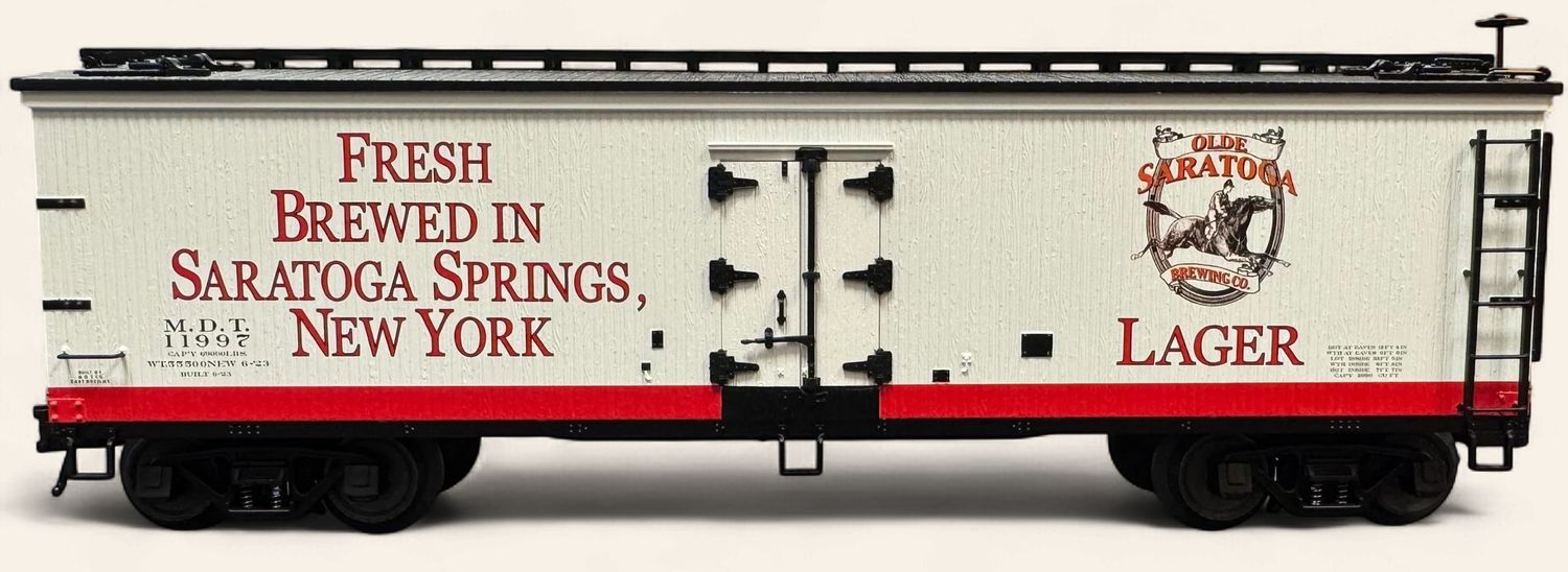3002653S-2 - Olde Saratoga Lager 40' Wood Reefer Car