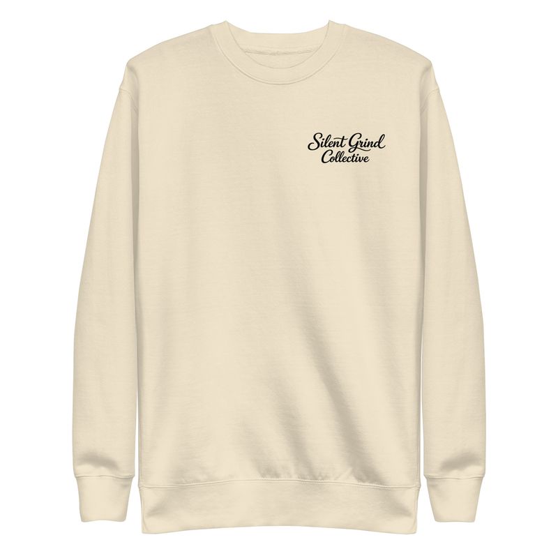 "Silent Grind Collective" Ladies Premium Sweatshirt