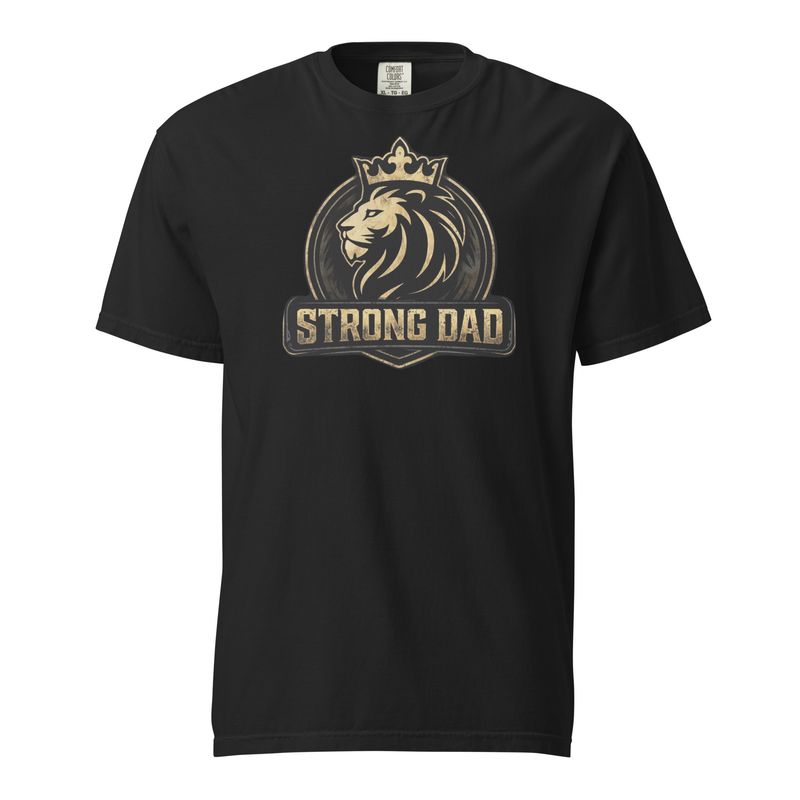 "Strong Dad" Unisex garment-dyed heavyweight t-shirt