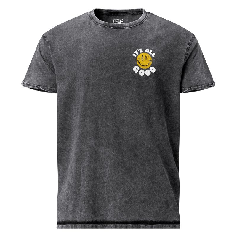 "It's All Good" Denim T-Shirt