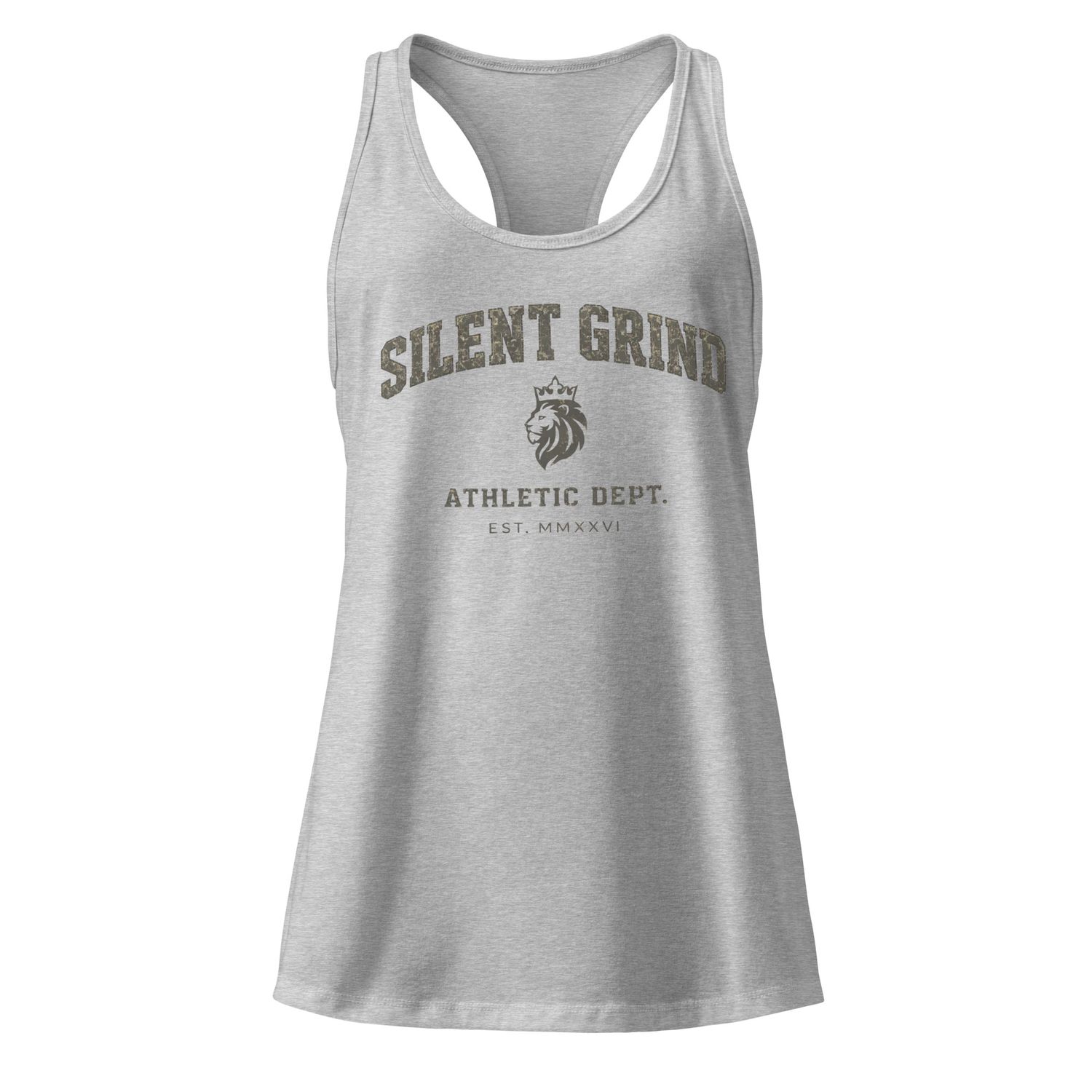 "SG Ath. Dept." Women’s fitted racerback tank top