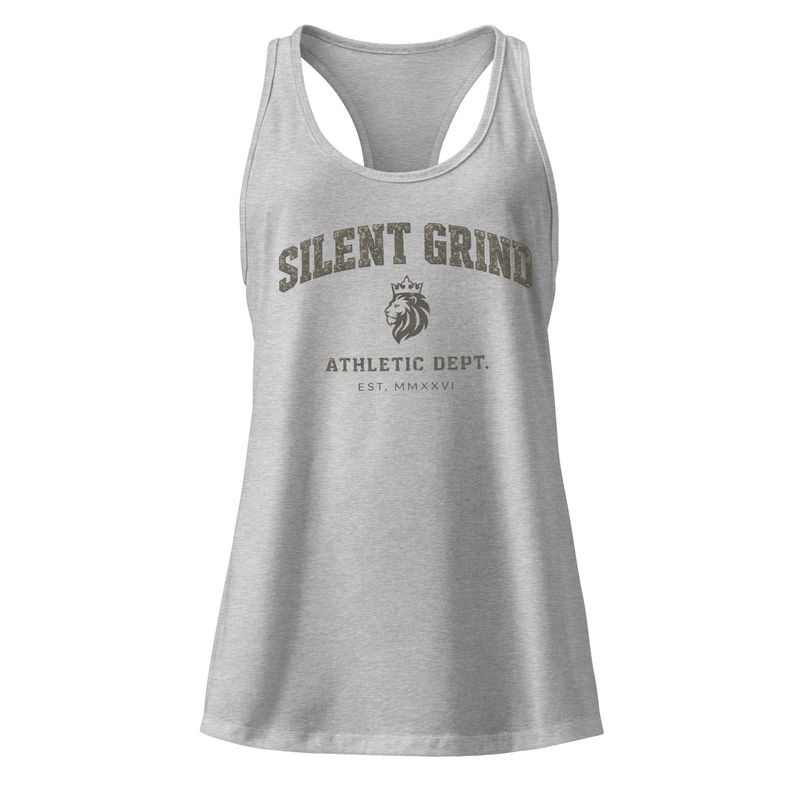"SG Ath. Dept." Women’s fitted racerback tank top
