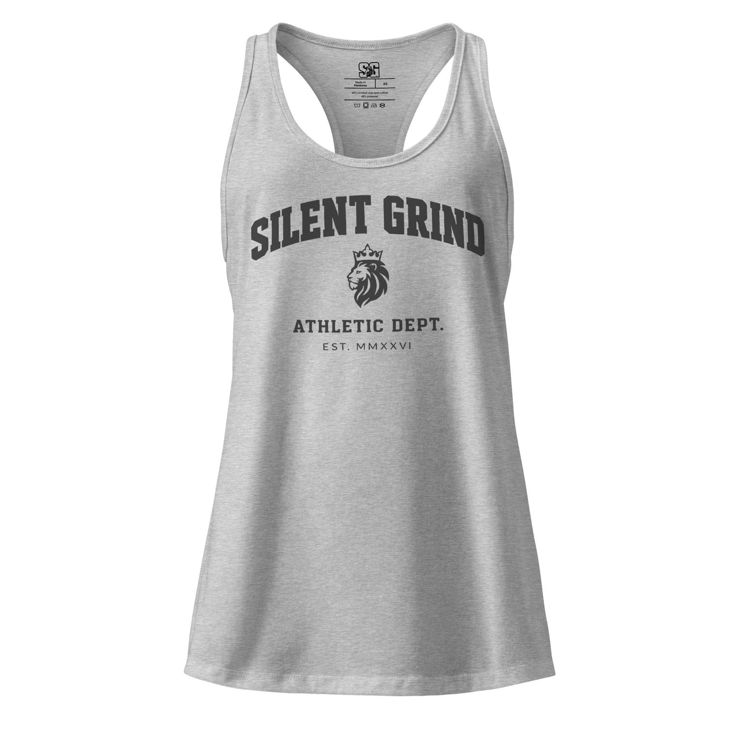 "SG Ath. Dept." Women’s fitted racerback tank top
