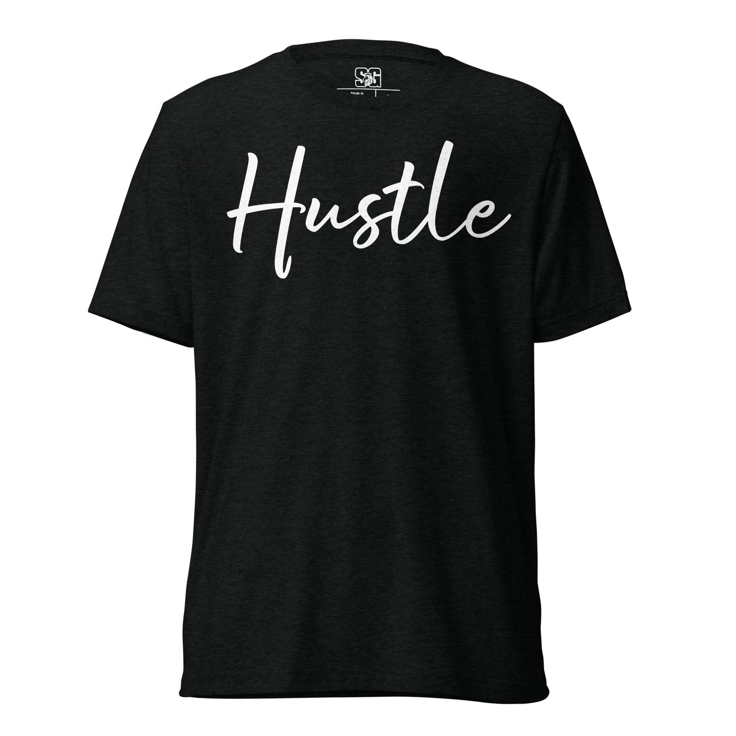 "Hustle" Short sleeve tri-blend t-shirt