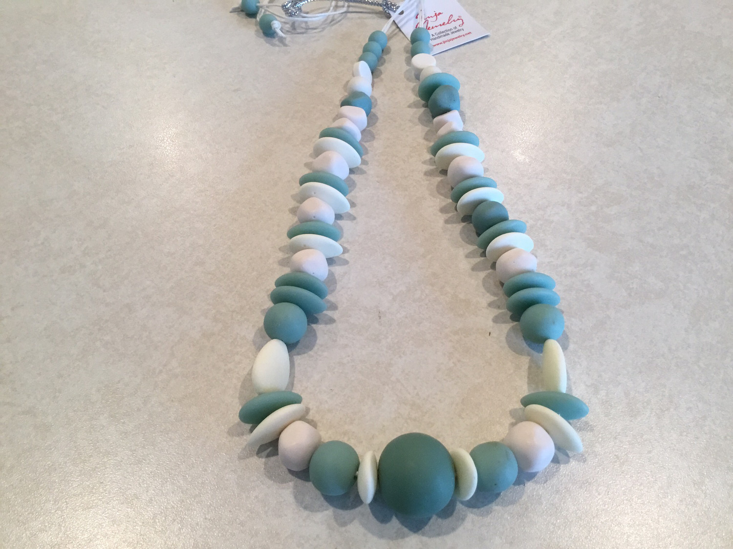 Beautiful Necklace With Handmade Beads