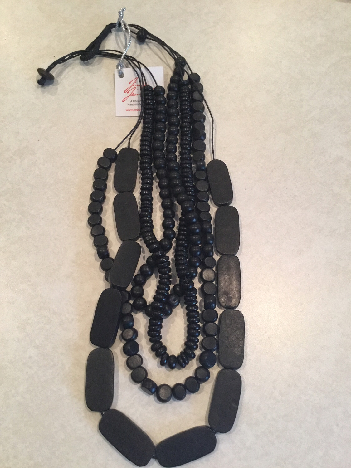 Sono Wood Four Strand Beautiful Handmade Necklace