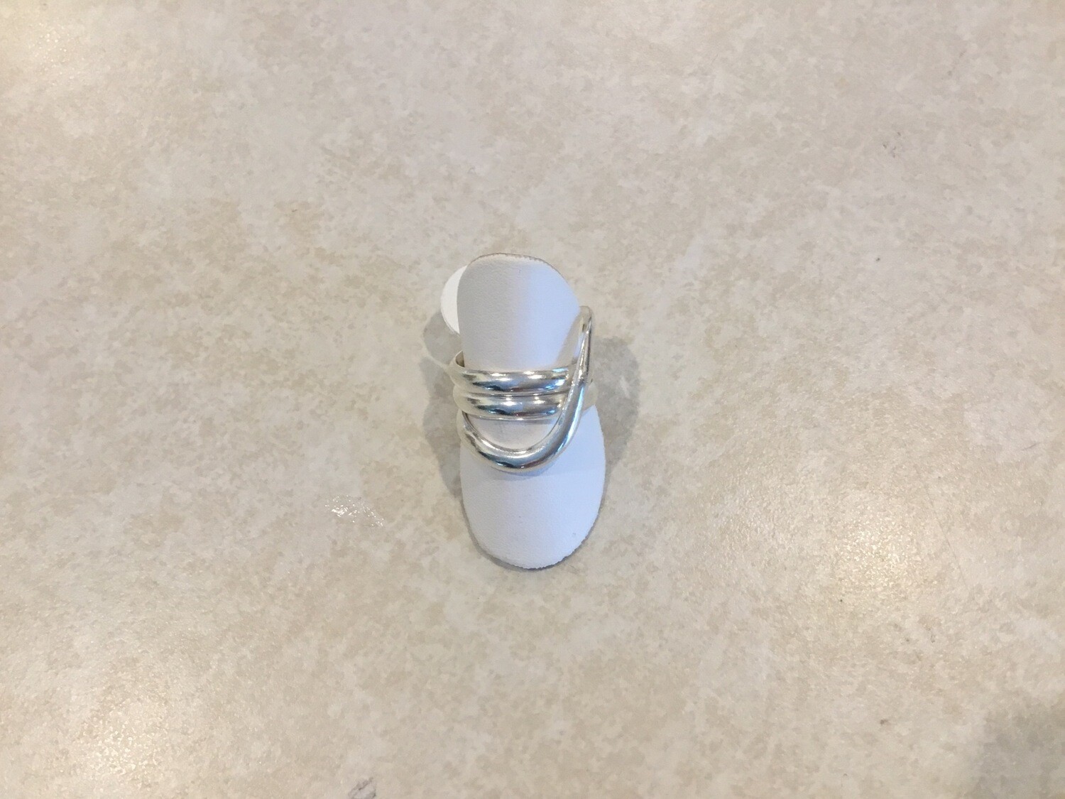 Adjustable Silver Ring ZEL-11